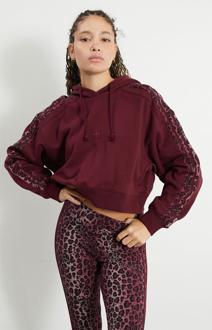 adidas Adicolor Leopard Logo Hoodie 