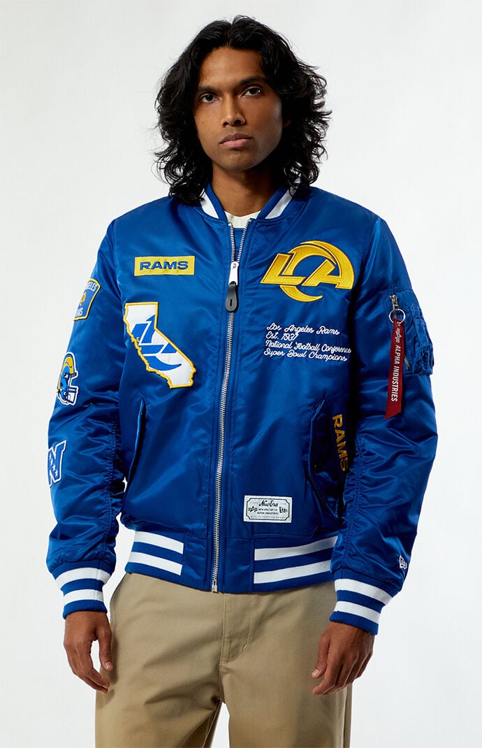 New Era x Alpha Industries LA Rams Bomber Jacket