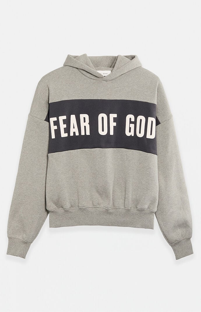 Fear of God Seal Paneled Cropped Relaxed Hoodie