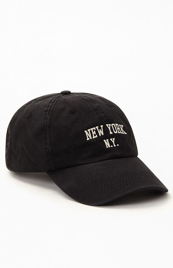 Black New York Dad Hat