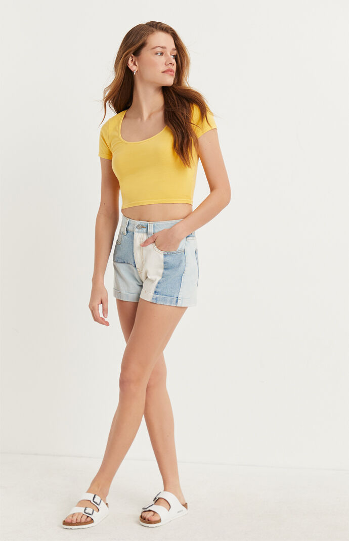 Washed Scoop T-Shirt