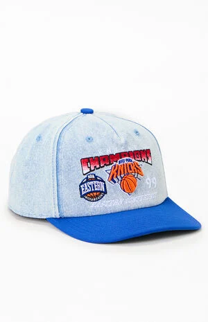 NBA NY Knicks Champions Deadstock Jean Snapback Hat image number 1