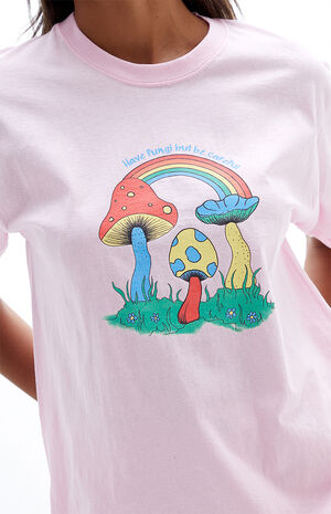 Mushroom Rainbow T-Shirt Mushroom Rainbow T-Shirt image number null