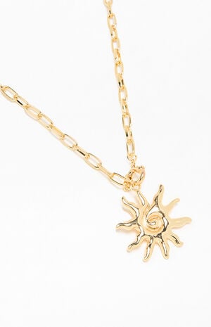 Sun Chain Pendant Necklace image number 2
