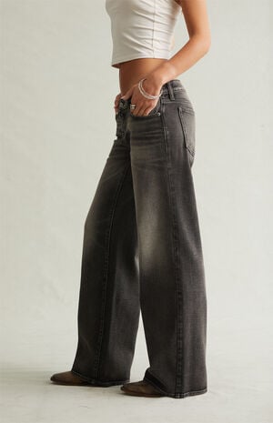 Ultimate Low Rise Baggy Jeans Tinted Gray image number 3