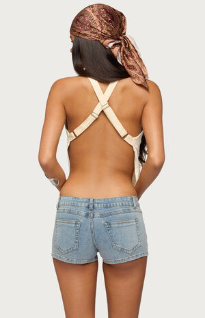 Nerida Crisscross Backless Top image number 3