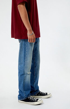 Indigo Blue 501 Original Fit Jeans image number 2