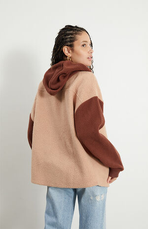 Hooded Polar Fleece Shacket image number 3