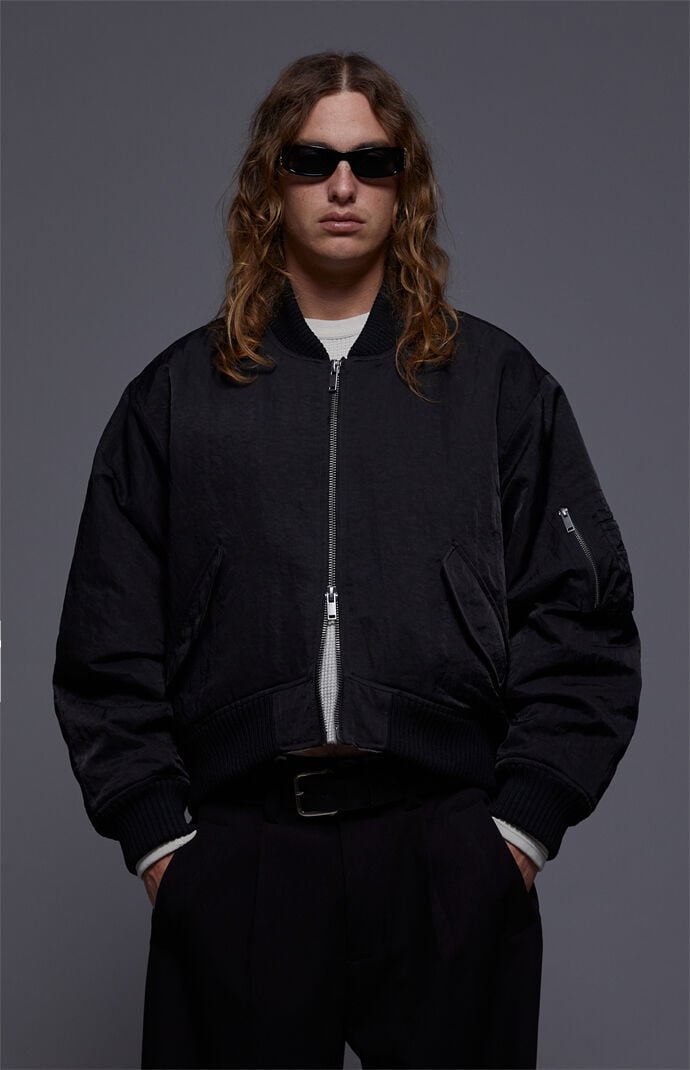 FIELD OF STUDY by Pacsun Wave Nylon Bomber Jacket | Pacsun