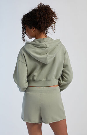 Summer Heat Raw Hem Sweat Shorts image number 4