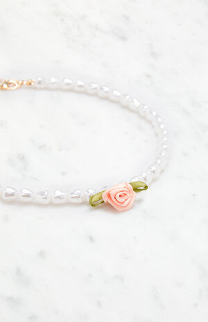 Pearl Rosette Necklace image number 2