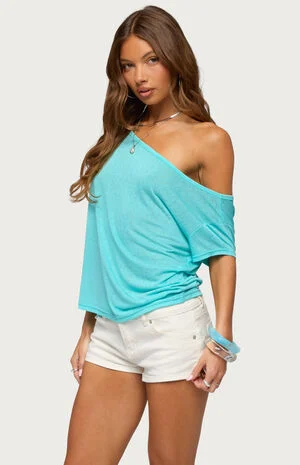 Amora Off Shoulder Sheer Top image number 2