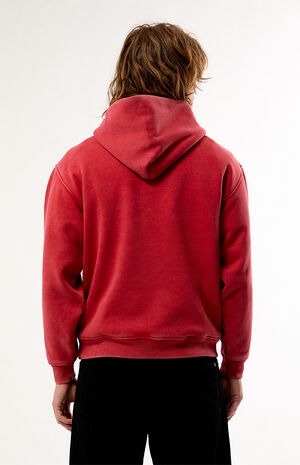 Red Snow Wash Hoodie image number 4