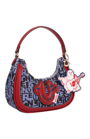Graphic Horseshoe Hobo Bag image number 2