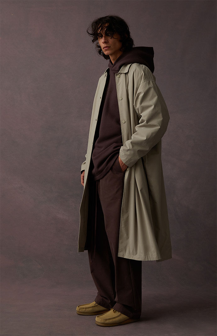 Fear of God Essentials Seal Long Coat PacSun