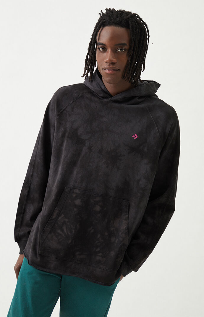 Tie-Dyed Embroidered Hoodie