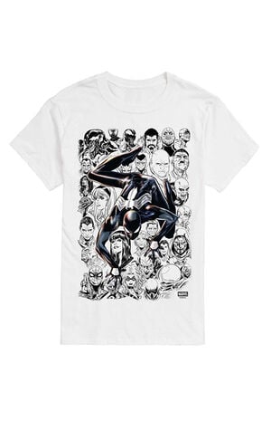 Spider-Man Character Outline T-Shirt image number 1