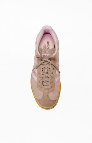 Women's Brown Gazelle Bold Sneakers image number 5