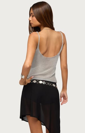 Meena Shiny Knit Tank Top image number 3