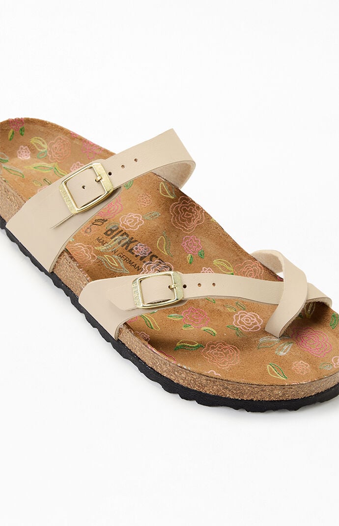 Birkenstock Women's Mayari Printed Footbed Sandal Sandcastle