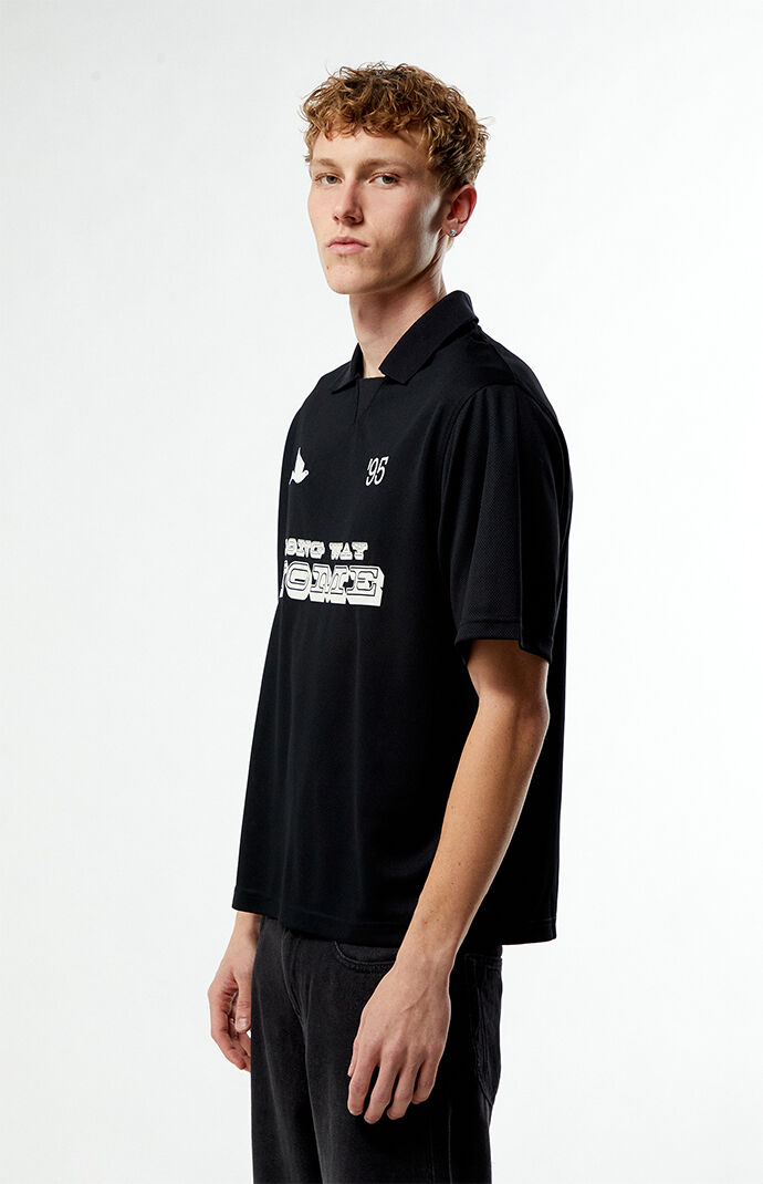 Pacsun Black Long Way Home Mesh T-Shirt