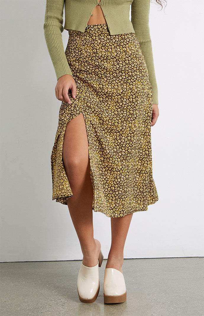 Cheetah cheap skirt pacsun