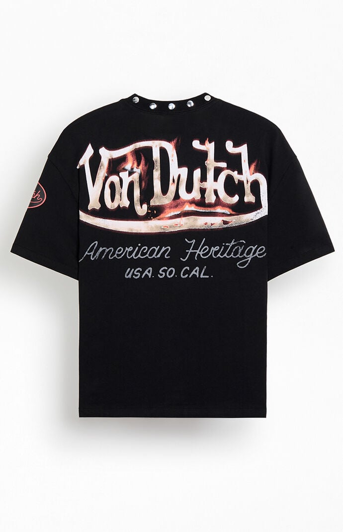 Von Dutch Studded Oversized T-Shirt