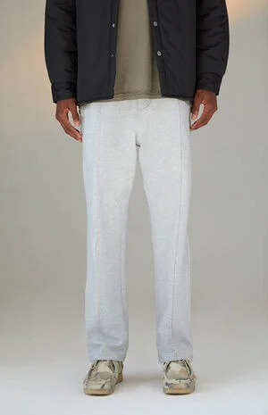 Loose Straight Menswear Fleece Pants image number 1