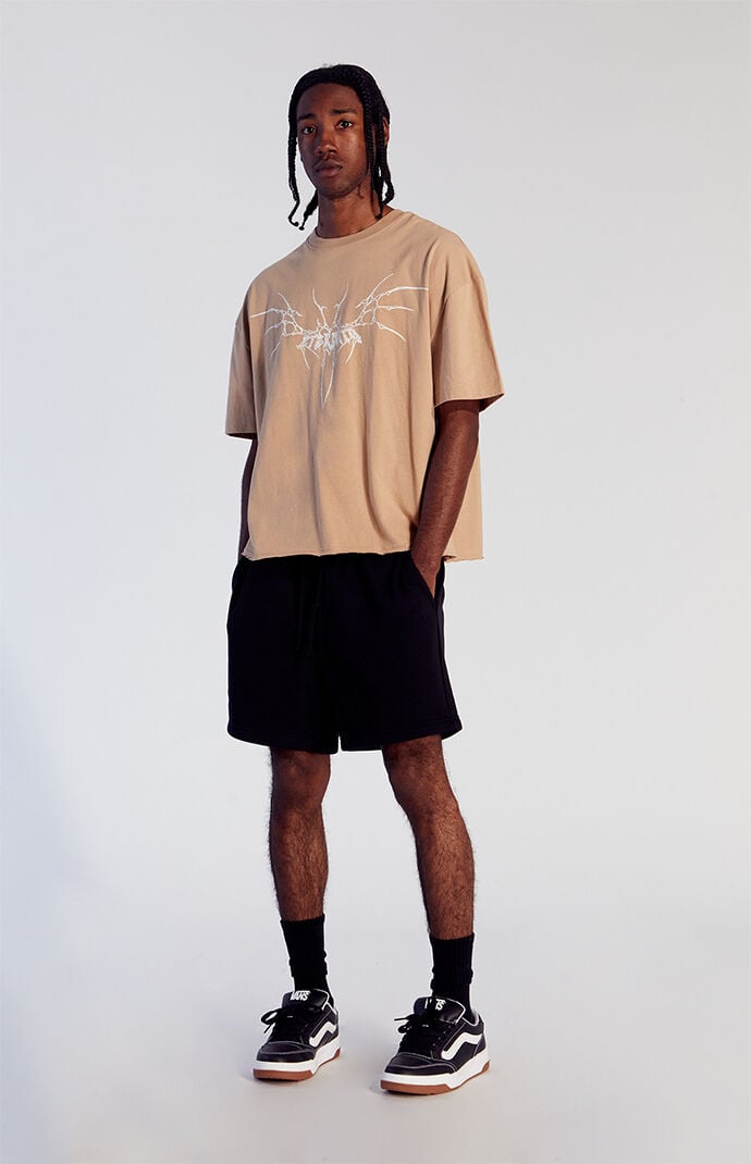 Pacsun Fleece Black Sweat Shorts | PacSun