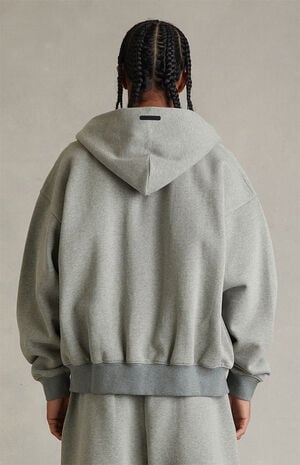Concrete Heather Signature Classic Full Zip Hoodie image number 4