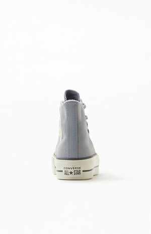 Gray Chuck Taylor All Star Cozy Lift High Top Sneakers image number 3
