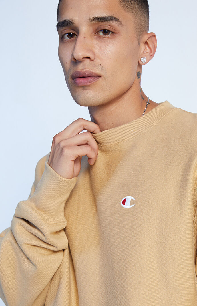 Reverse Weave Crew Neck Sweatshirt