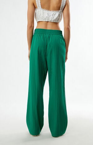 Solid Color Baggy Track Pants Solid Color Baggy Track Pants image number 4