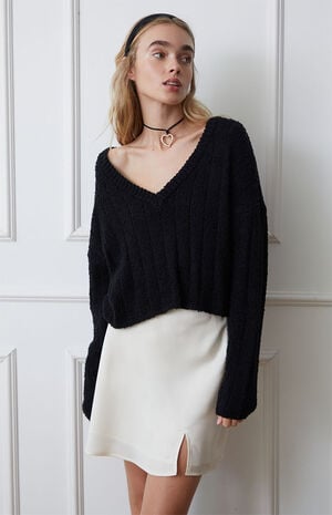 Snug V-Neck Sweater image number 1