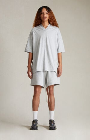 Light Heather Grey V-Neck T-Shirt image number 6