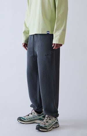 Black Fleece Jogger Sweatpants image number 5