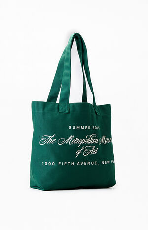 x Pacsun Green Impresa Tote Bag image number 4