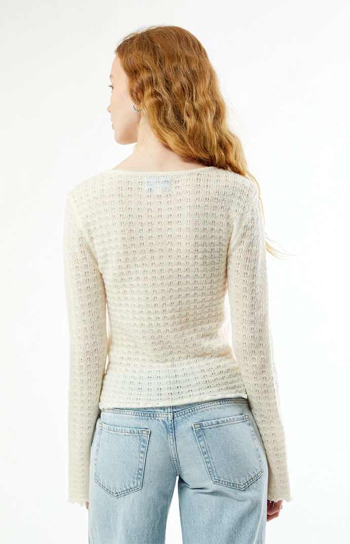 【Eaphi】front hole summer knit ◎Eaphi FRONT HOLE SUMMER KNIT