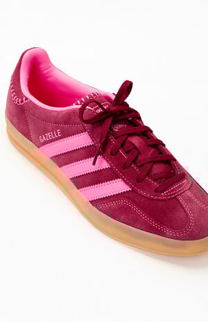 Women's Pink Gazelle Indoor Sneakers image number 6