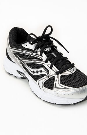 Women's Black & Silver Ride Millennium Sneakers image number 6
