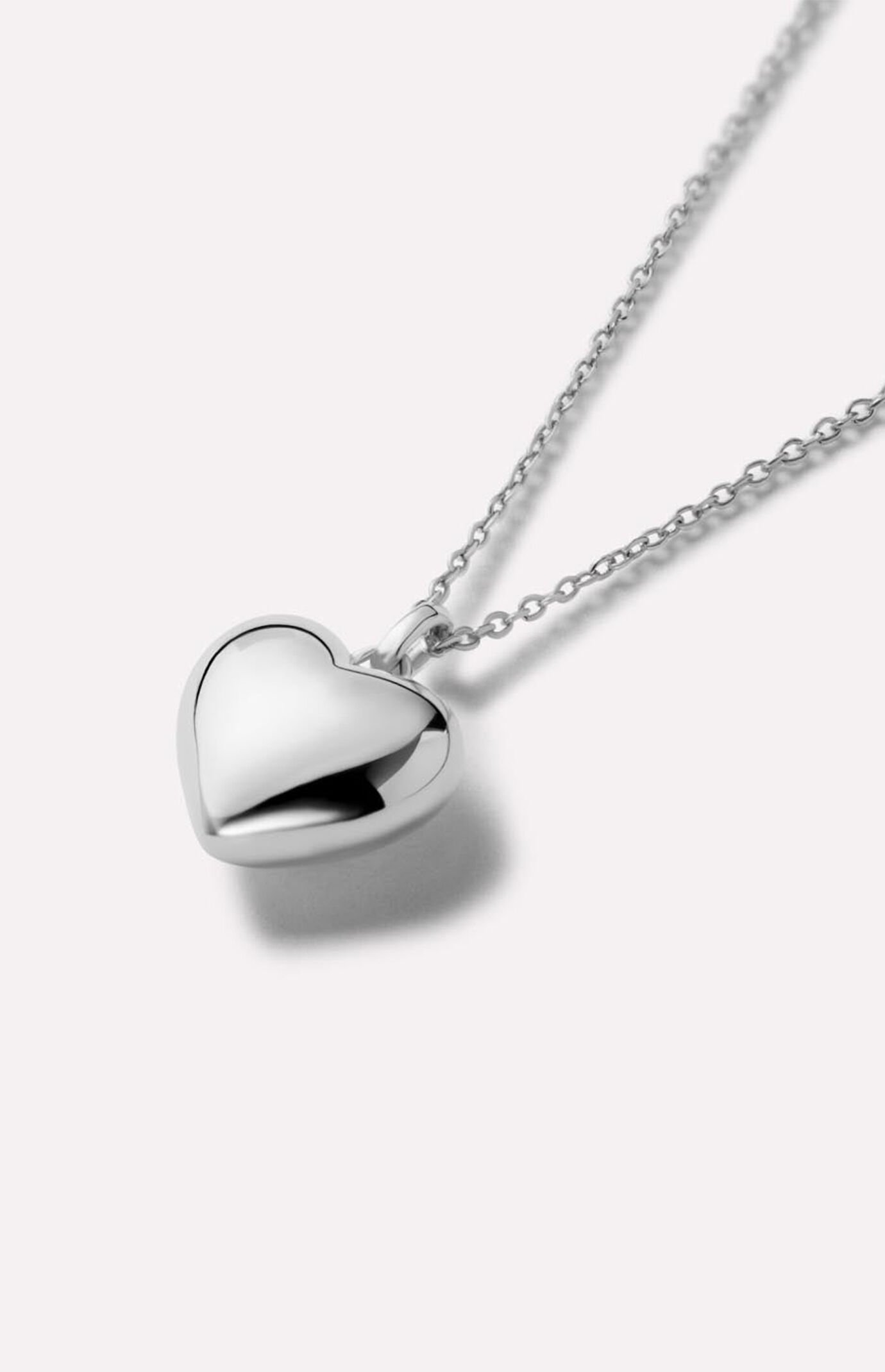 Ana Luisa Lev Small Silver Heart Necklace