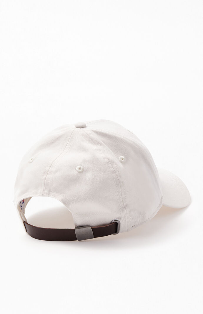 Cream Classic Twill Strapback Dad Hat 
