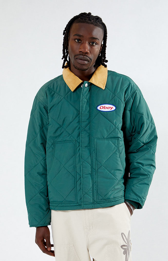 Obey dillinger trucker jacket hot sale
