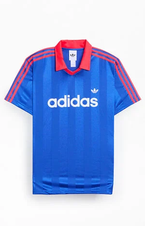 Blue Archive Collar Engineered Short Sleeve Jersey image number 1