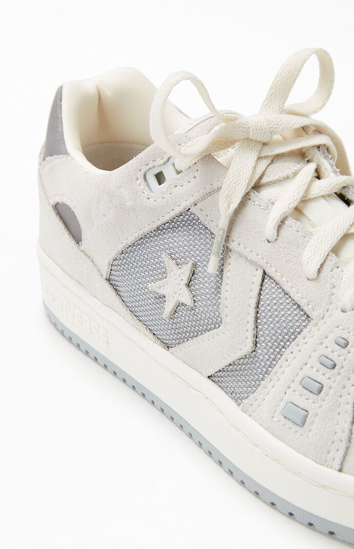 Converse AS 1 Pro White Cream Skate Shoes in Gray Size 4.5