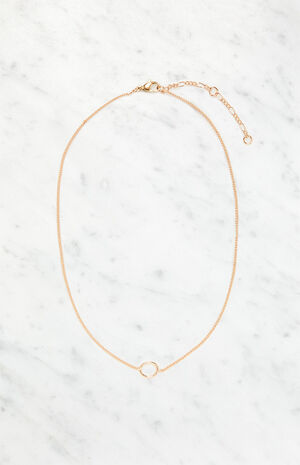 Circle Charm Necklace image number 3