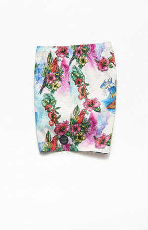 Surfing Tiki 17" Swim Trunks Surfing Tiki 17" Swim Trunks image number null