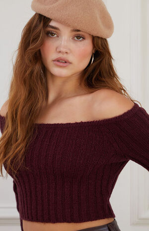 Miley Off-The-Shoulder Sweater image number 2