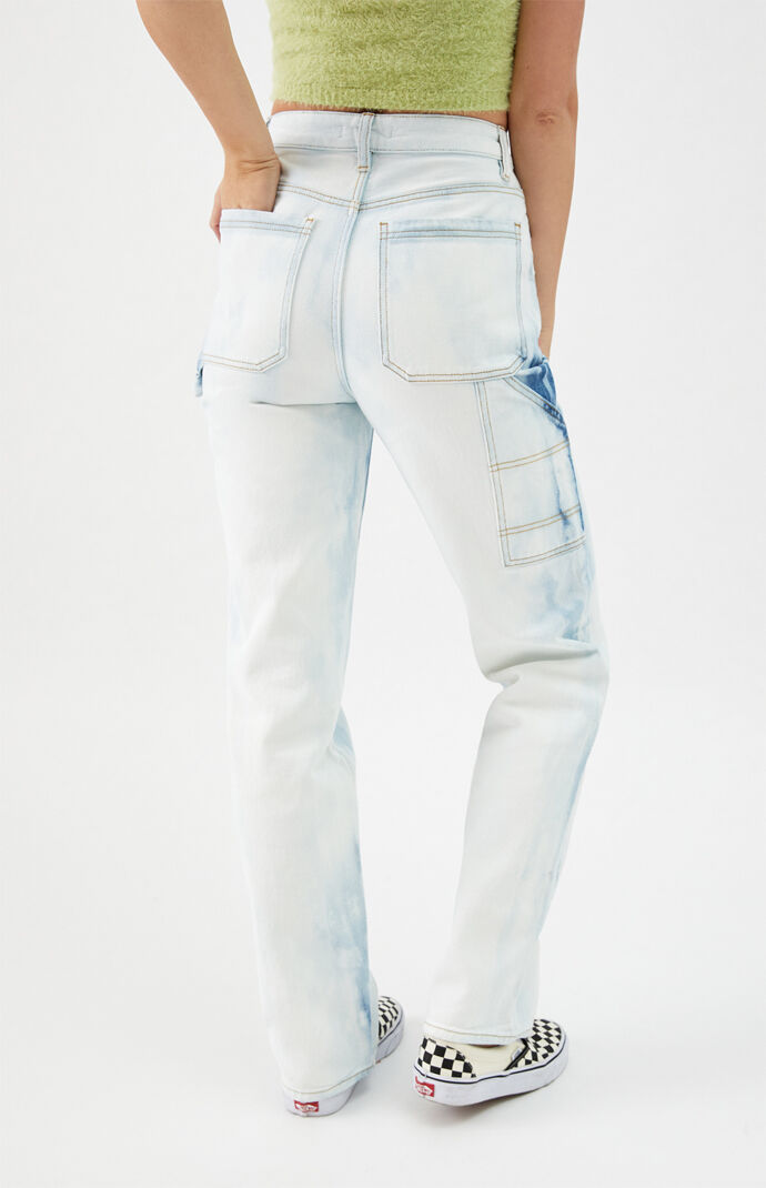 Bleached '90s Boyfriend Carpenter Pants