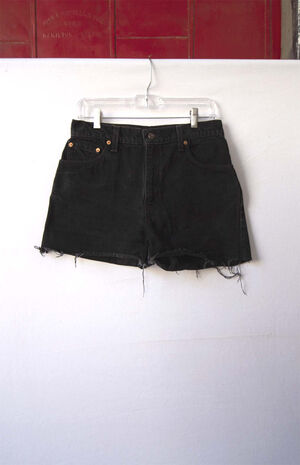 Upcycled Levi's 550 Dark Wash Denim Shorts image number 1